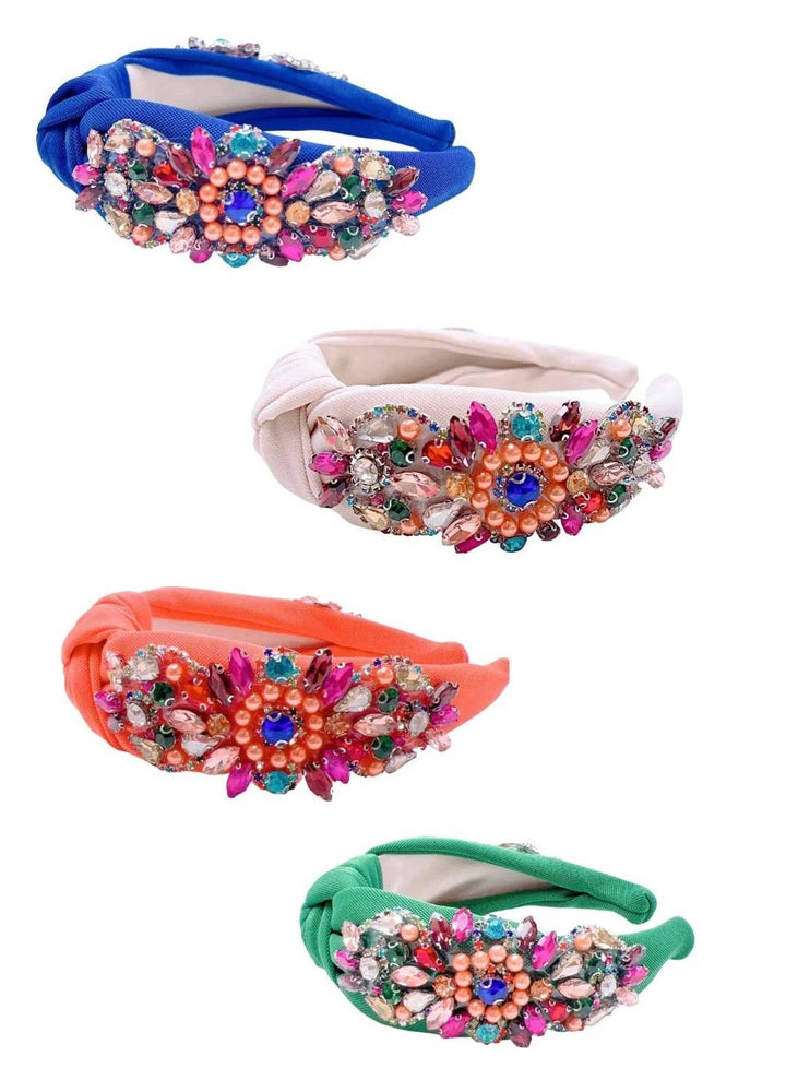 Stunning Gem Headband - Orange