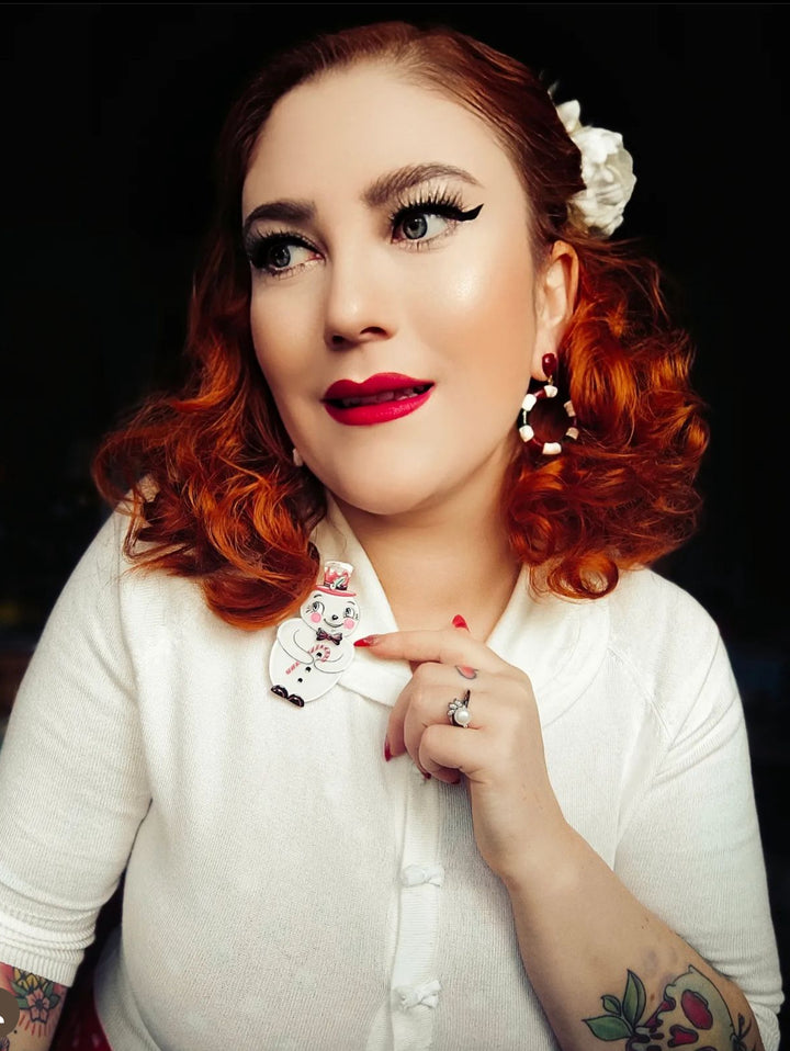 Love at Frost Sight PINK Brooch Johanna Parker x Lipstick & Chrome