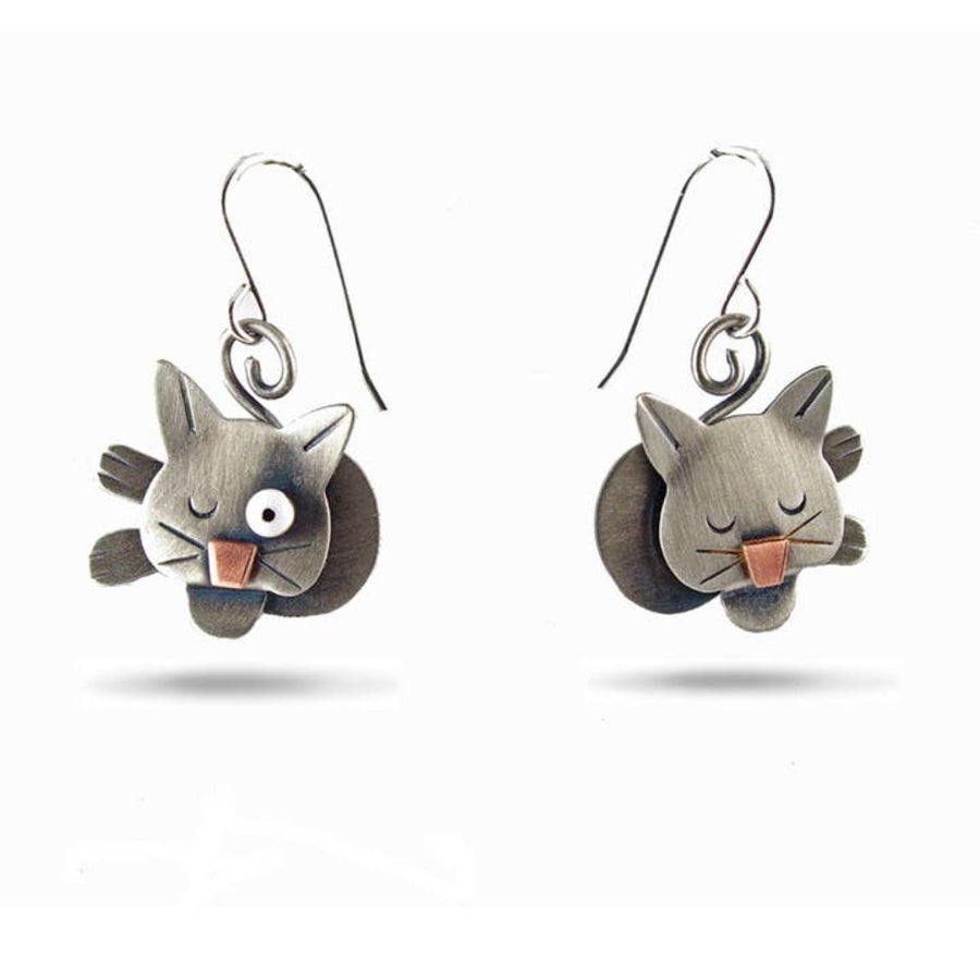 Cat Nap Earrings by Faire