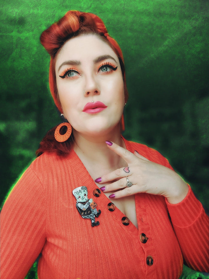 Frankenstomp Brooch by Johanna Parker x Lipstick & Chrome - Quirks!