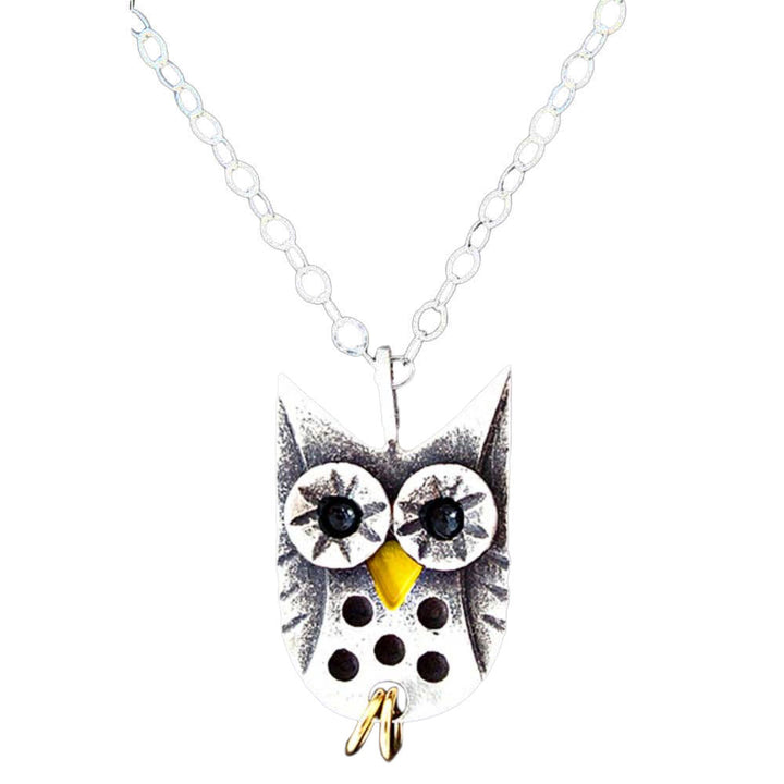 Owl Necklace by Chickenscratch