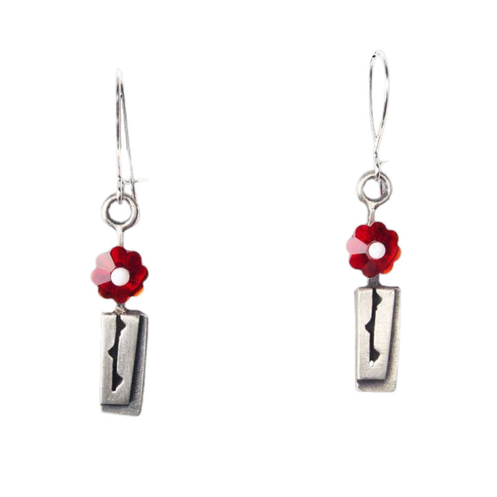 Rosebud Earrings by Chickenscratch