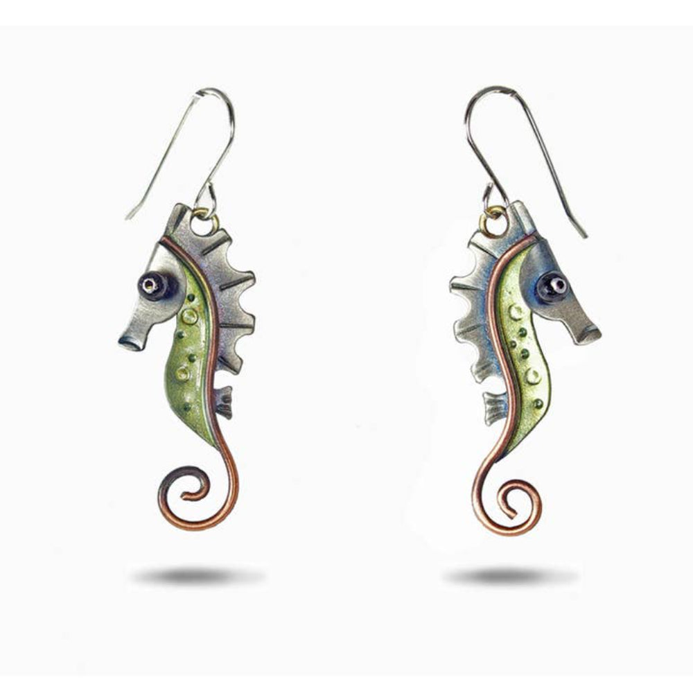 Seahorse Earrings by Faire