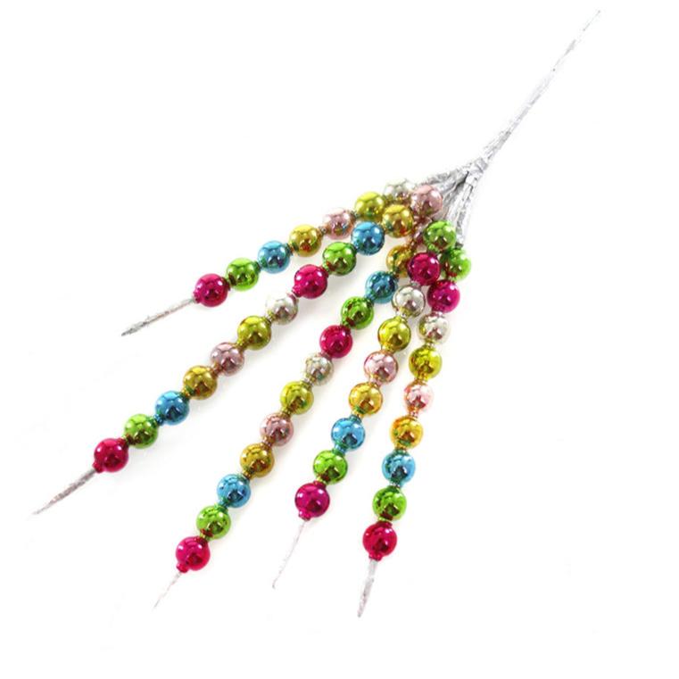 Vintage Glass Pick - Rainbow