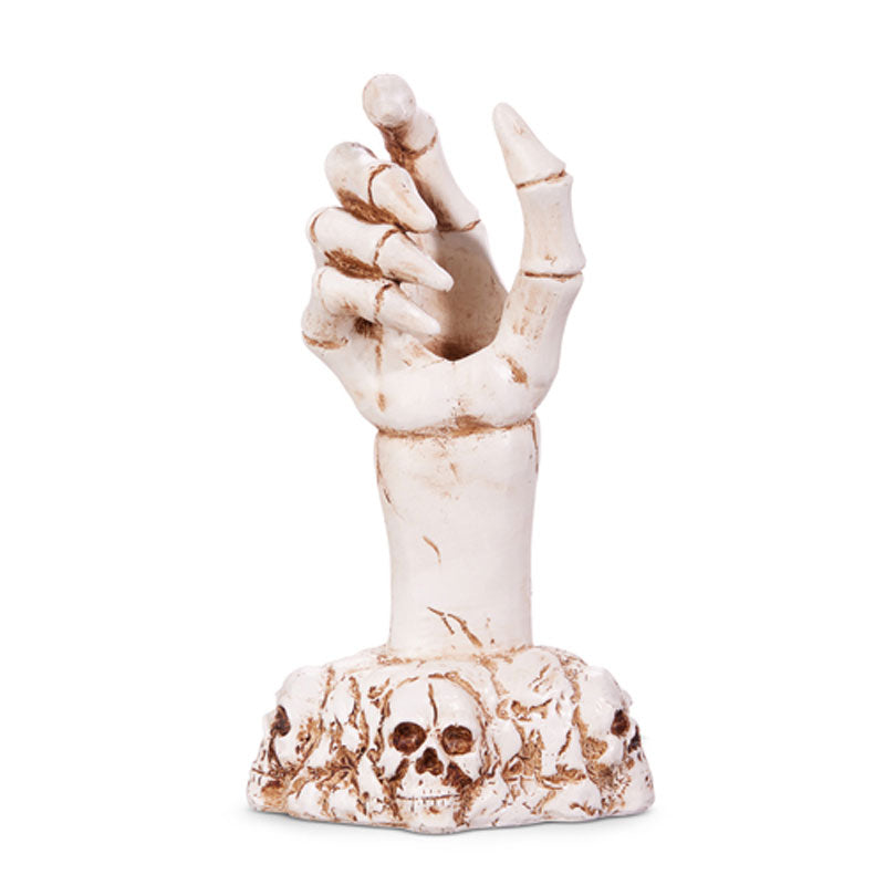 7" Skeleton Hand Candle Holder by Raz Imports image