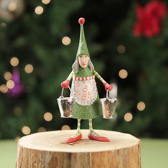 12 Days MINI Ornament by Patience Brewster — Eight Maids a-Milking