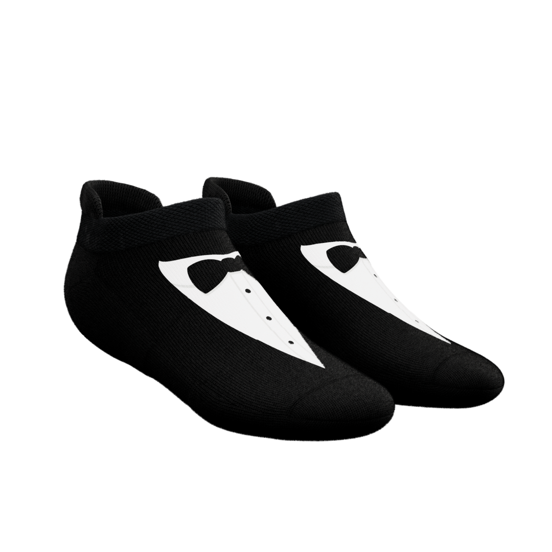 The 009 | Tuxedo Heel Hammock™ Ankle Socks
