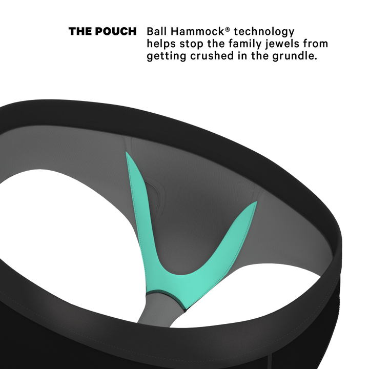 The 009 | Black Tuxedo Ball Hammock® Pouch Underwear Briefs