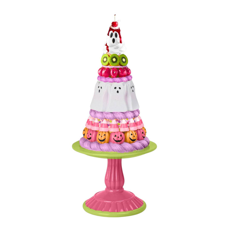 20 inch Summerween stacked treats tower with candy and ice cream details
