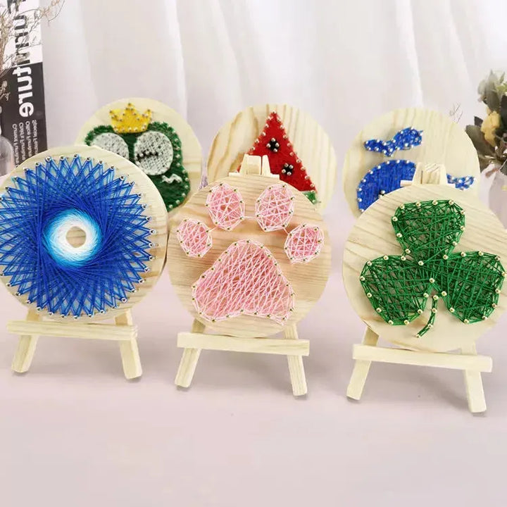 Unicorn String Art Kit with Stand. Simple Decorative DIY String Art Craft Kit M1-3 DHACE28031
