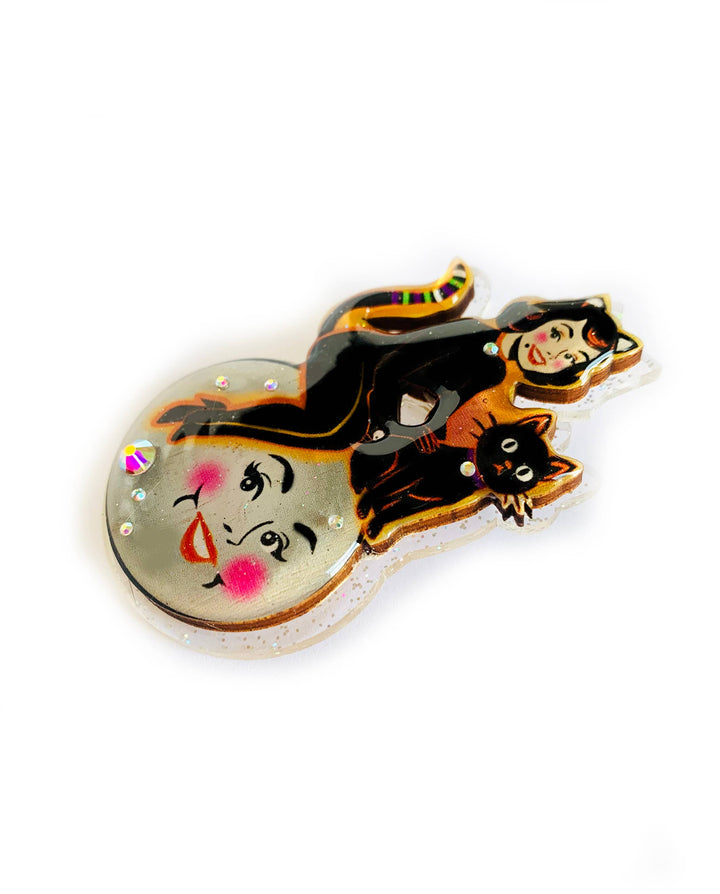 Retro Halloween Statement Brooch
