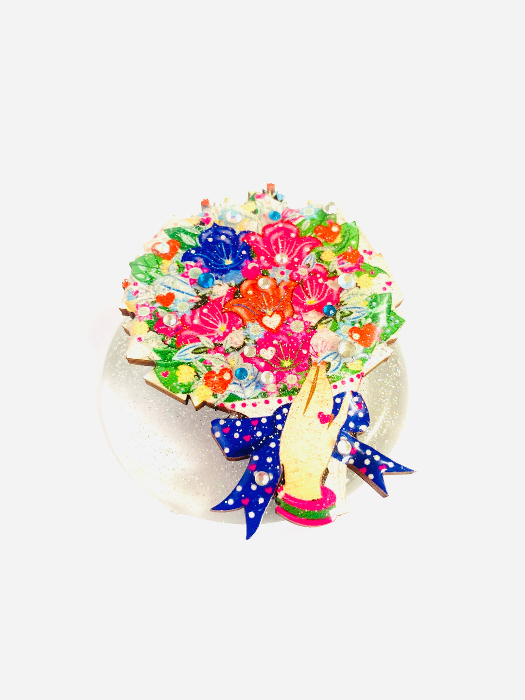 Bouquet of Flowers Brooch by Rosie Rose Parker