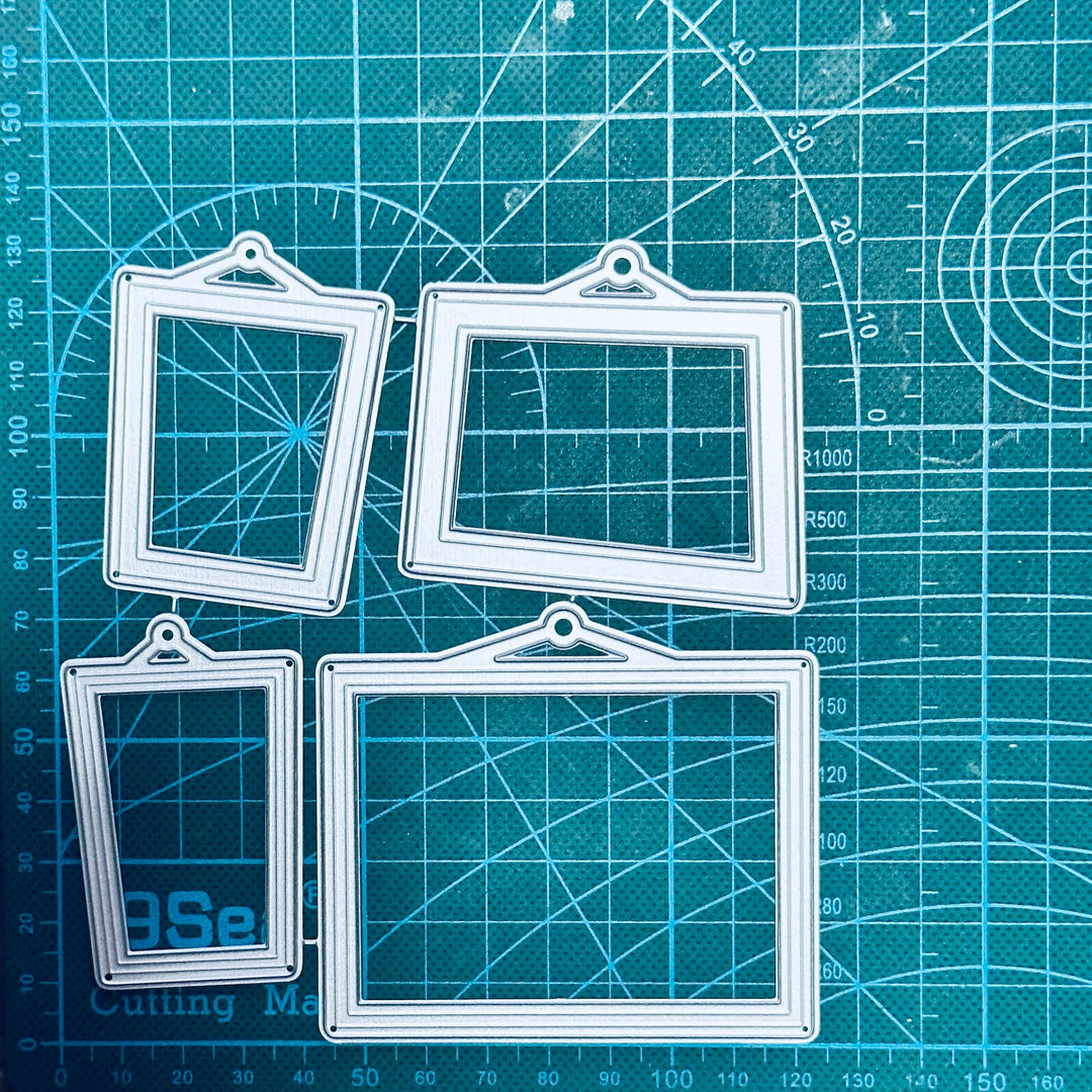 Hanging Frames Scrapbooking Cutting Die by Wizardi QJ12