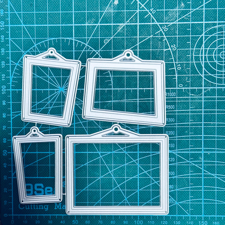 Hanging Frames Scrapbooking Cutting Die by Wizardi QJ12