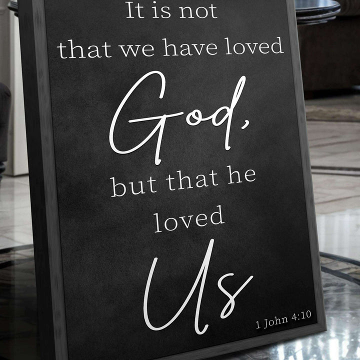 1 John 4:10 Faith Sign V
