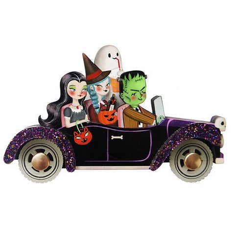 Frankenstein’s Car Brooch by Laliblue