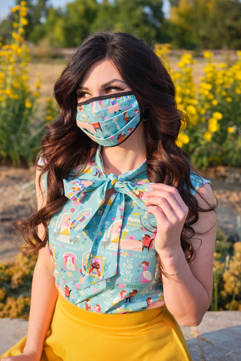 Beauty & the Beast Reversible Cotton Mask