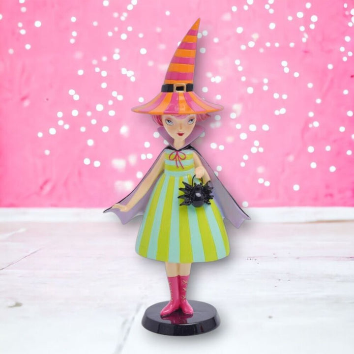 10in Witch with Orange Hat by December Diamonds
