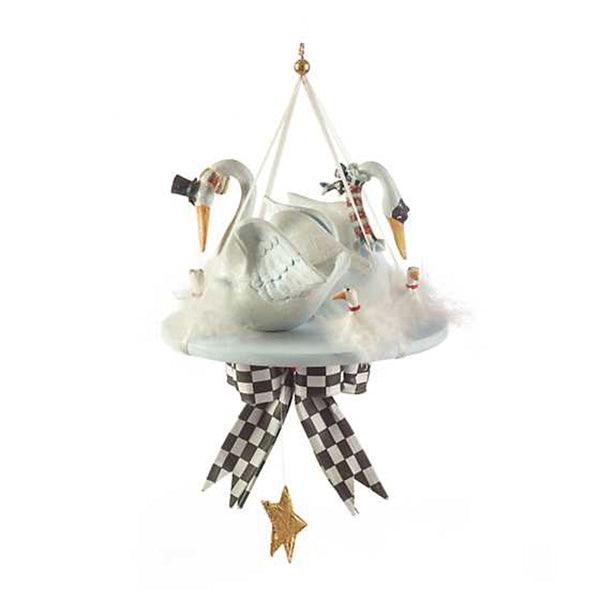 12 Days 7 Swans a-Swimming Ornament by Patience Brewster - Quirks!