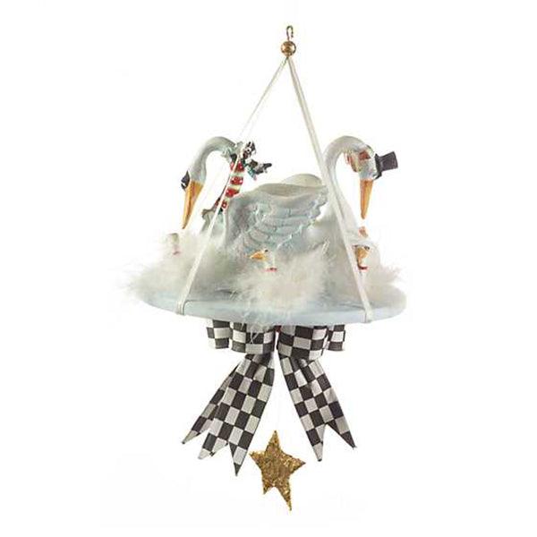 12 Days 7 Swans a-Swimming Ornament by Patience Brewster - Quirks!