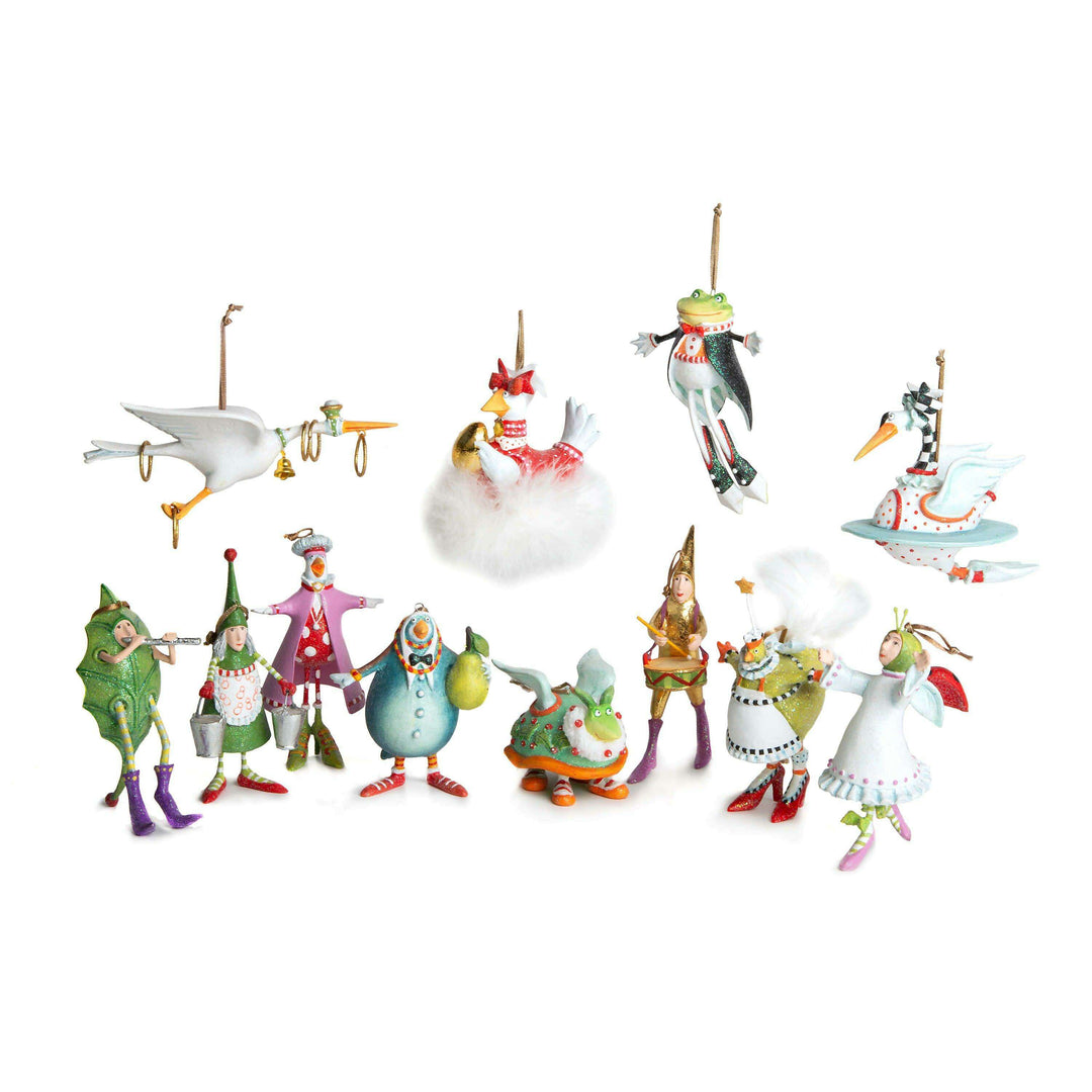 12 Days MINI Ornament by Patience Brewster — Six Geese a-Laying