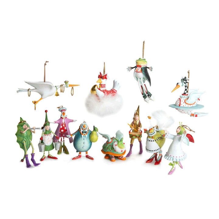 12 Days MINI Ornament by Patience Brewster — Partridge in a Pear Tree