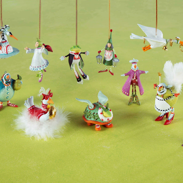 12 Days MINI Ornament by Patience Brewster — Three French Hens