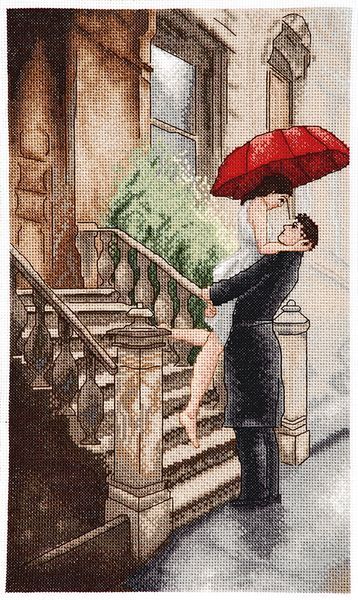 Couple Counted cross stitch kit 1218A