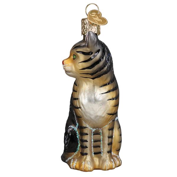 Tabby Cat ornament