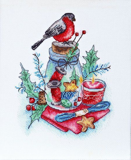 Needlework - Winter Counted cross stitch kit 1266A