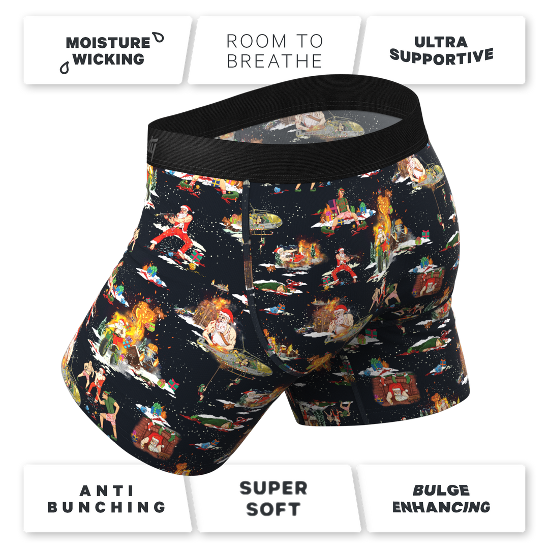 The 12 Slays of Christmas | Christmas Scene Ball Hammock® Pouch Underwear