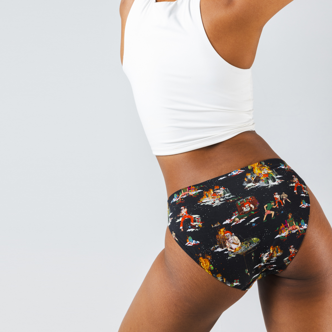The 12 Slays of Christmas | Christmas Scene Modal Bikini Underwear
