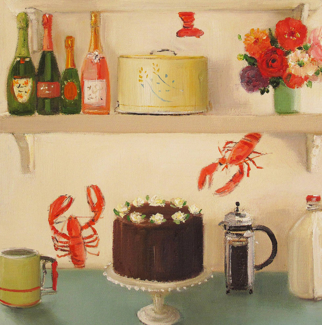 The Devil's Food Cake Art Print - 8.5" X 11"