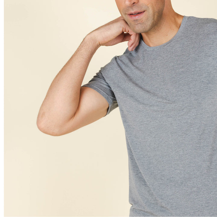 The Rock Solid | Mild Grey SleepDeep™ Men’s Pajama Shirt