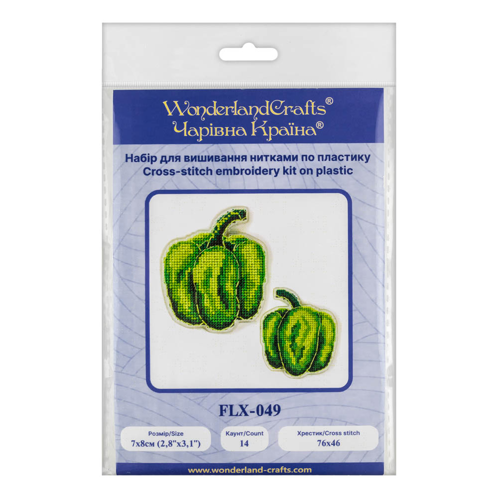 Cross-stitch kits on a plastic base FLX-049