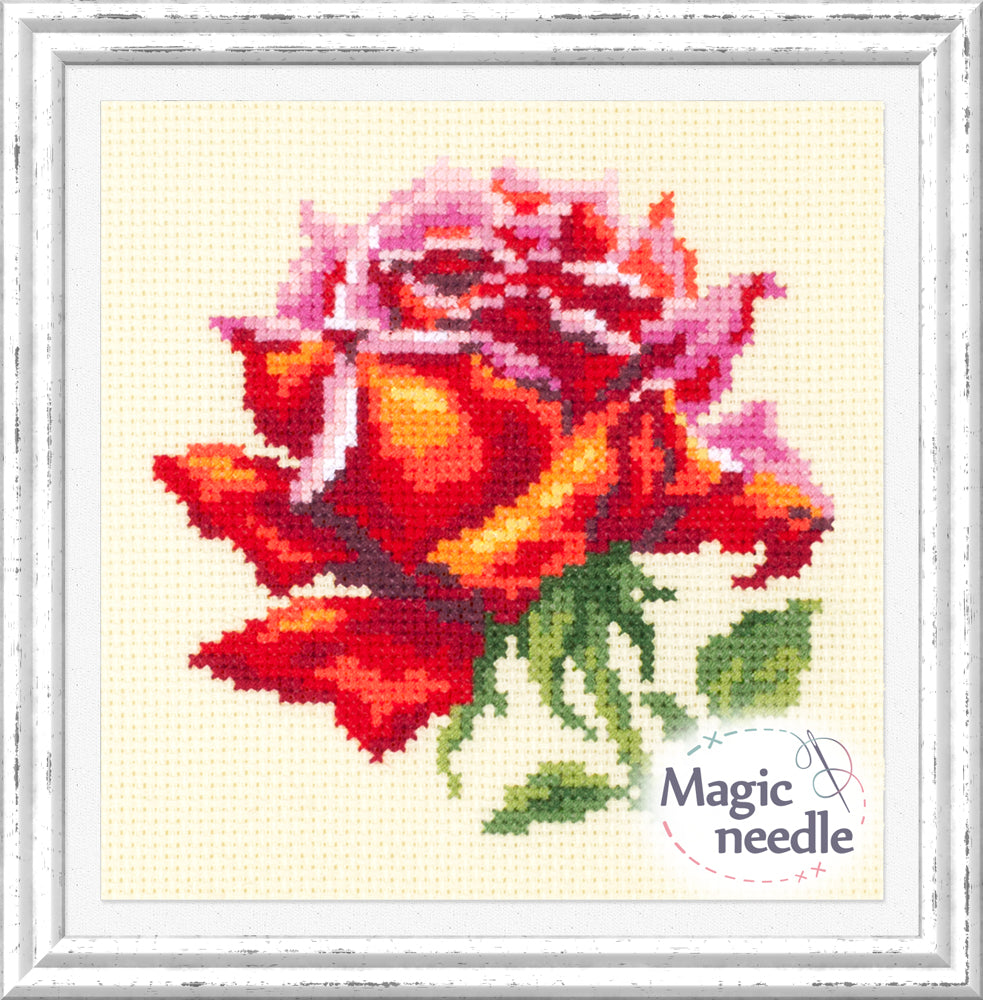 Red Rose 150-003 Counted Cross-Stitch Kit