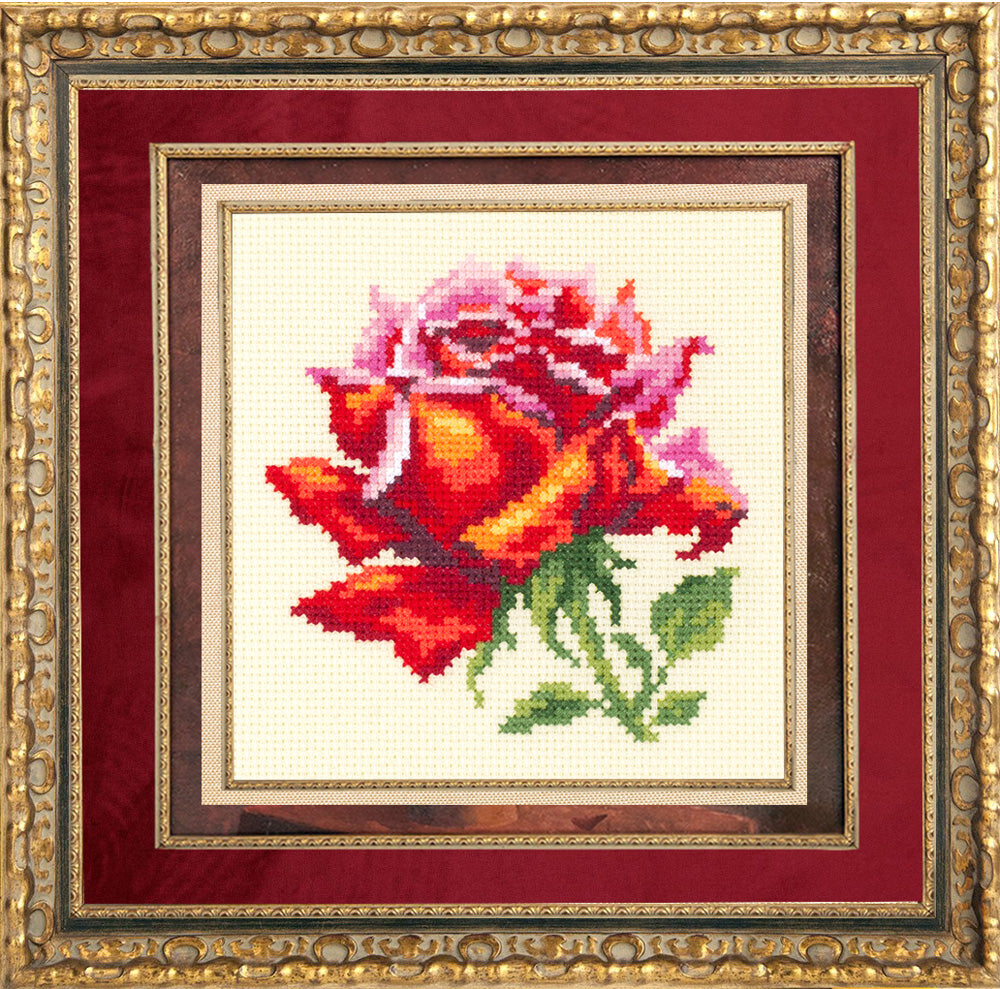 Red Rose 150-003 Counted Cross-Stitch Kit
