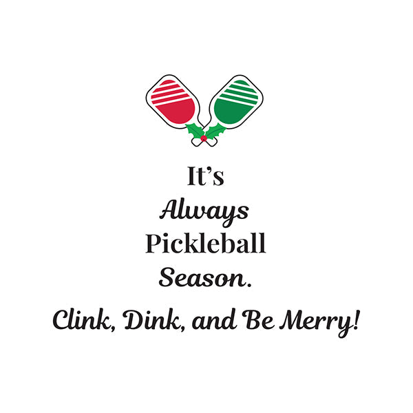 Pickleball Christmas Card