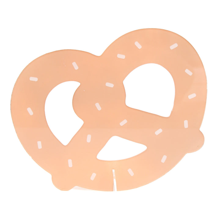 Acrylic pretzel decor