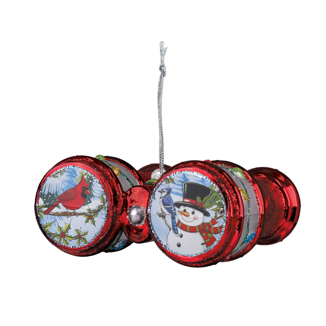 Bird Binoculars Ornament