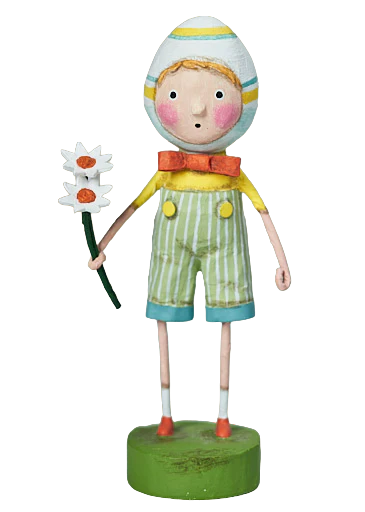 shelldon easter figurine by lori mitchell