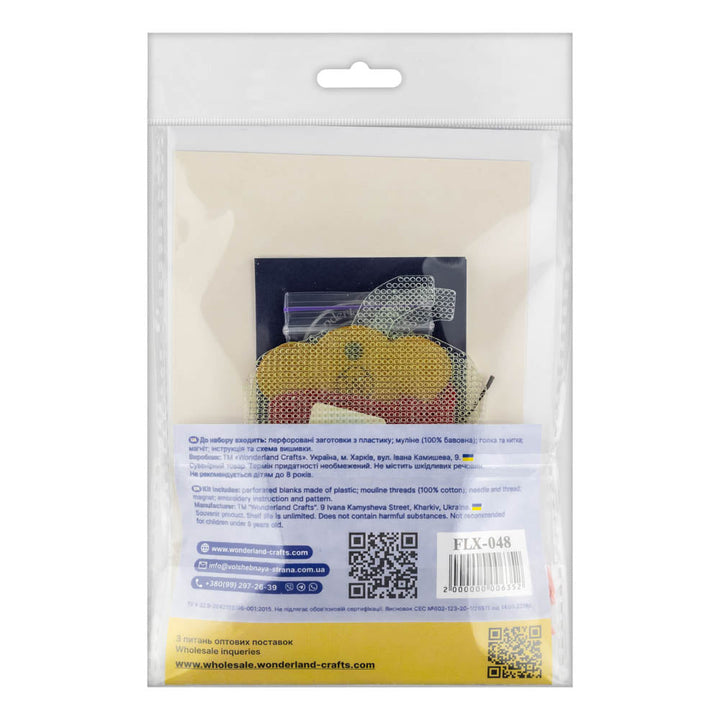 Cross-stitch kits on a plastic base FLX-048