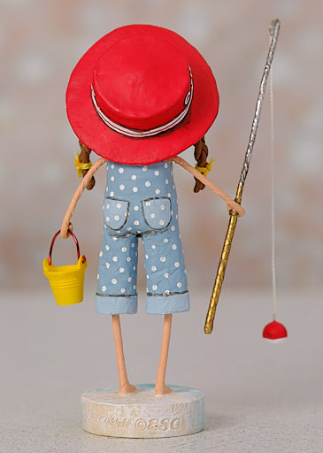 Summer Fishin' Lori Mitchell collectible figurine alternate view