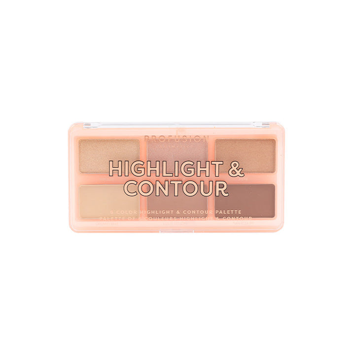 Highlight & Contour 6 Shade Face Palette