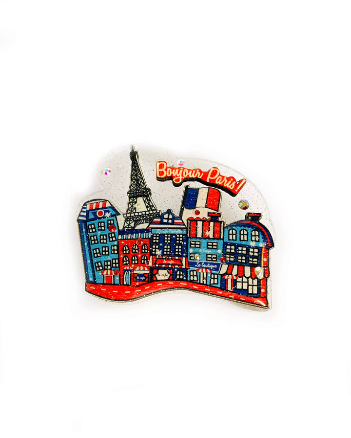 Bonjour Paris Brooch by Rosie Rose Parker