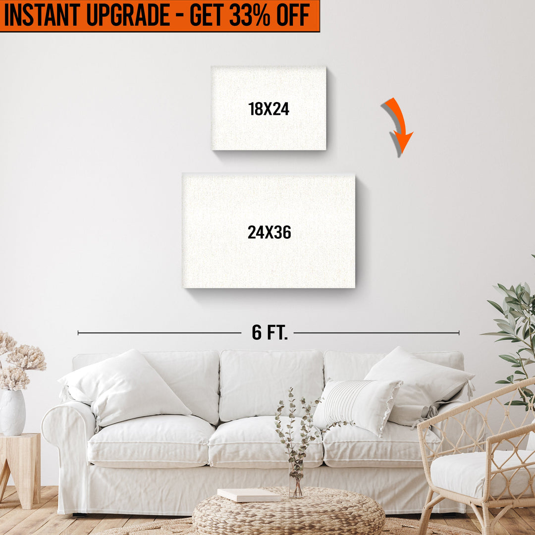 Upgrade Your 18x24 Inches Canvas To 36x24 Inches Canvas