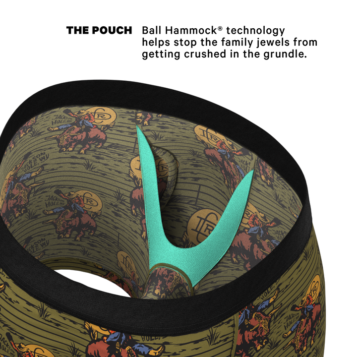 The 1912 | Western Shinesty x Diamond Cross Ranch Ball Hammock® Pouch Underwear With Fly