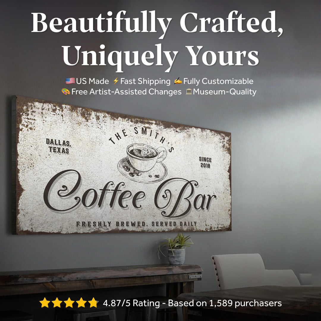 Coffee Bar Sign