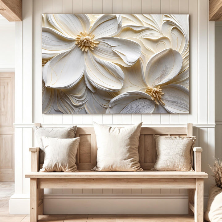 3D Minimalist Flower Wall Art II