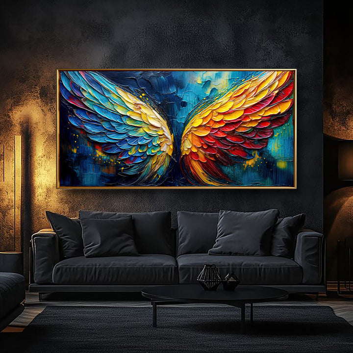 Wings of Fire Impasto Wall Art
